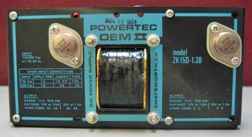 Powertec OEM2 D.C. Power Supply 2K15D- 1.3B
